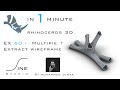 Rhino in 1 minute    ex 60    multipie  extract wireframe