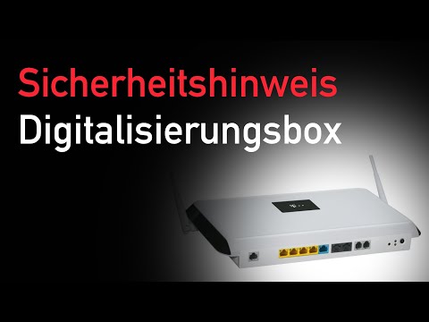 Sicherheitslücke in Digitalisierungsbox - Was tun?