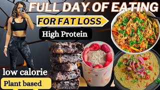 What I eat to lose fat |138g Protein, 1671 calories| Easy High protein meals #veganfitness