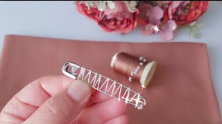 Çengelli̇ Iğne Ile Kolaylıkla Yapılabilen Inci Boncuklu Tığ Oyası