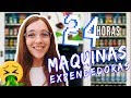 24 HORAS COMIENDO EN MÁQUINAS EXPENDEDORAS | Atrapatusueño