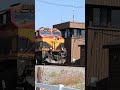 CPKC Train with Lone Loco Working Hard, Old Milwaukee Lift Bridge, Hastings MN #train #trainvideo