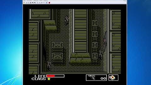 MSX Metal Gear on pc with RuMSX
