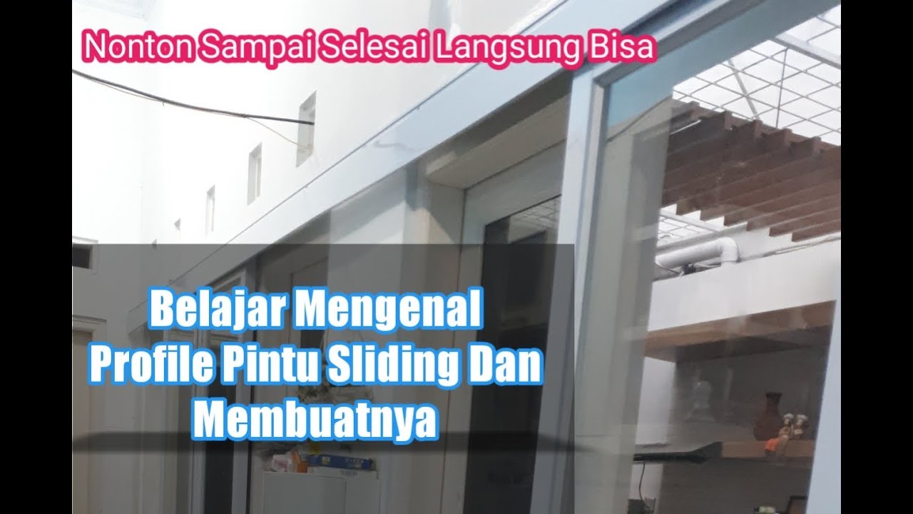  Pintu  Aluminium  Sliding  Putih Mengenal Profile Aluminium  