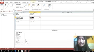 cara membuat database mahasiswa menggunakan microsoft access