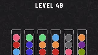 Ball Sort Puzzle Level 49 #ballsortpuzzle #ballsortpuzzlegameplay #puzzlegame #mobilegames