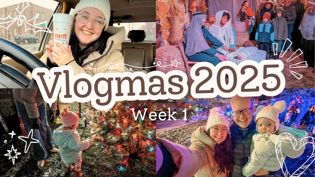 Vlogmas Week 1 | Tree Lightings, Snow days, & Momma Magic!