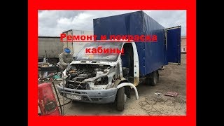 Часть 3.Покраска газели своими руками,восстановление и ремонт кабины,красим газель,цена,видео Часть 3.Покраска газели своими руками,восстановление и ремонт кабины,красим газель,цена,видео