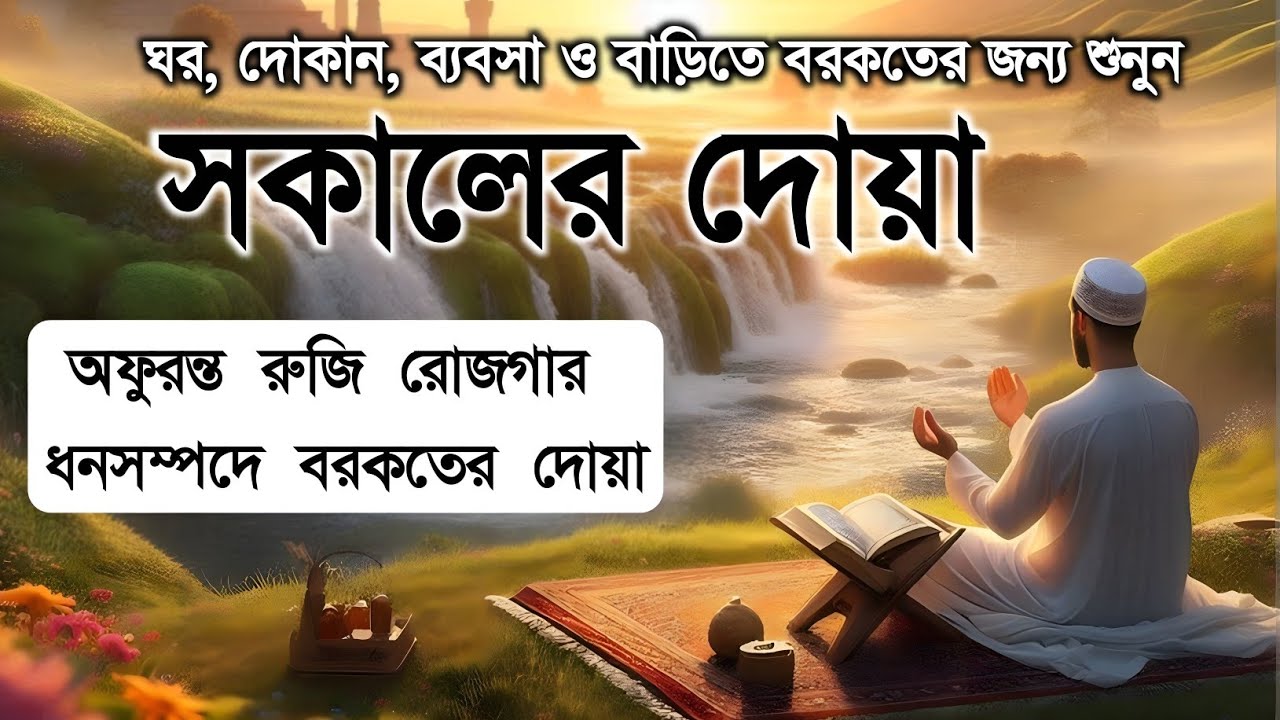 সকালটা শুরু হোক হৃদয় শীতল করা বরকতময় আয়াত দিয়ে। সকালের দোয়া ও জিকির। Morning Dua Full by Alaa Aqel