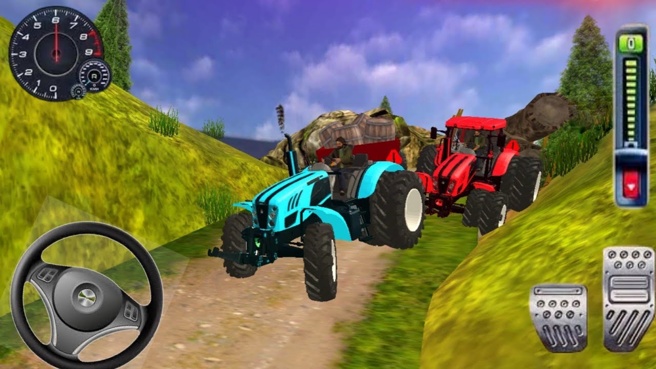 Real Tractor Trolley Sim Game Tractor trolley Games Android