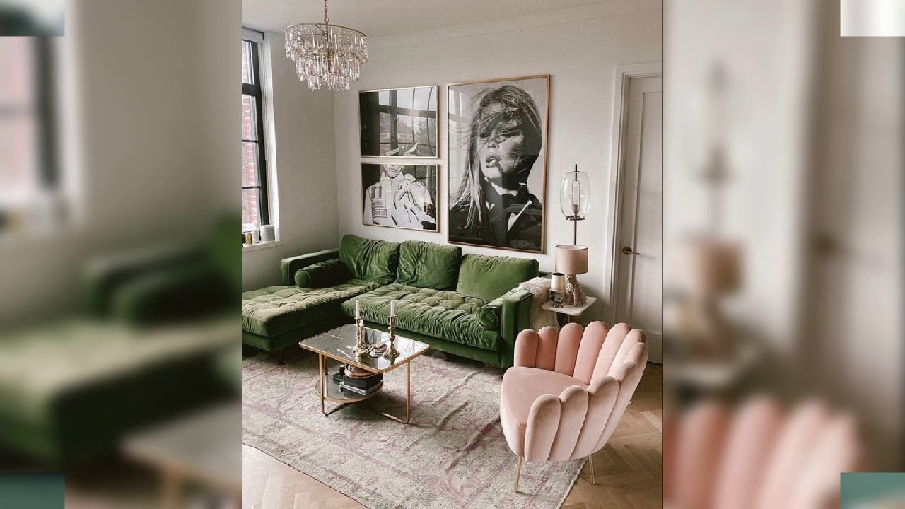 GREEN SOFAS FOR LIVING ROOM - YouTube