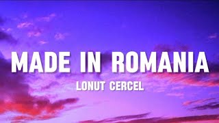 Made In Romania - (lyrics) by Ionut Cercel