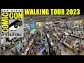 San diego comic con 2023  show floor walking tour  sdcc 2023  full walkthrough