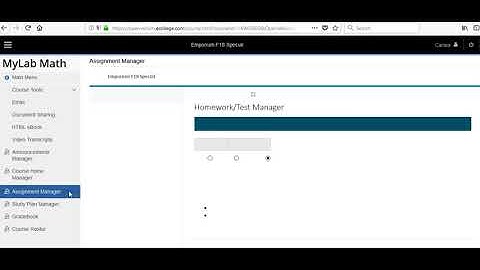 MyLab Import Assignments