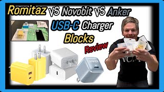 ROMITAZ vs. Novobit vs. Anker USB-C Charging Blocks Review With Charging Speed Tests