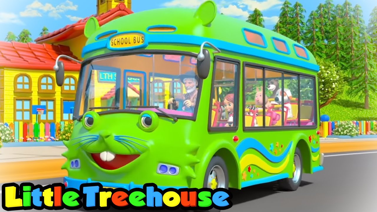 Бобо автобус бип. Автобус в детский сад в США. Little Treehouse.