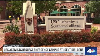 USC activists request emergency campus student dialogue