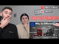 British Couple Reacts to Why American and European Trucks Are So Different