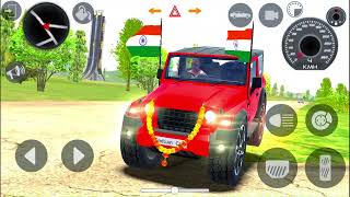 Dollar SongSidhu Moose Modelled Mahindra Blue Thar4x4 || Indian Car Simulator 3D|| Android Gameplay