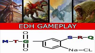 EDH Gamaplay - Alesha Vs Gishath Vs Dromar Vs Grothama - Salt included