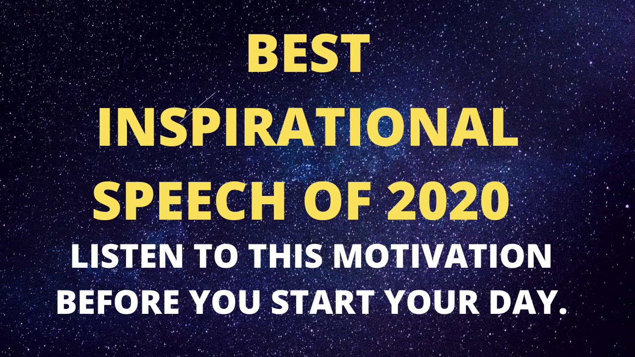 best speeches in 2020