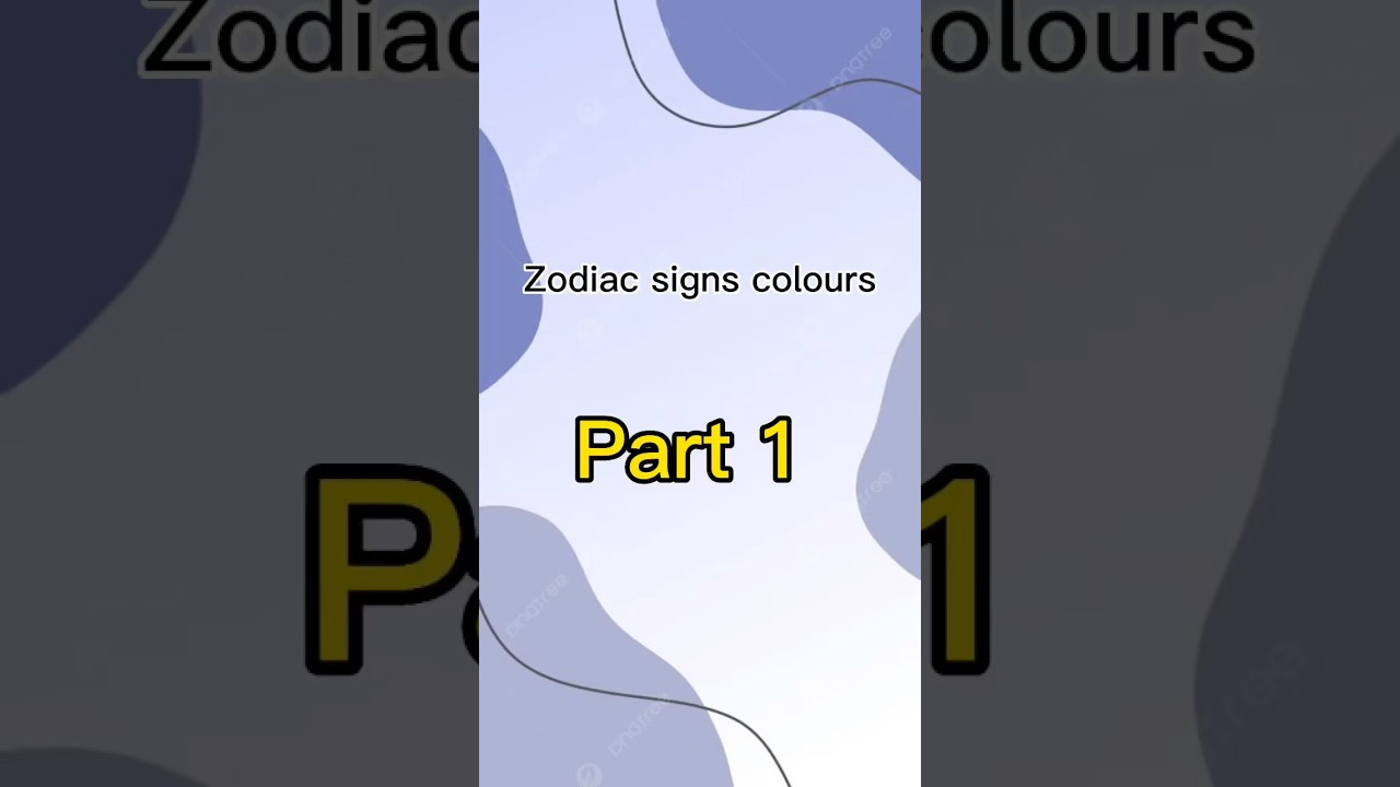 Zodiac colours