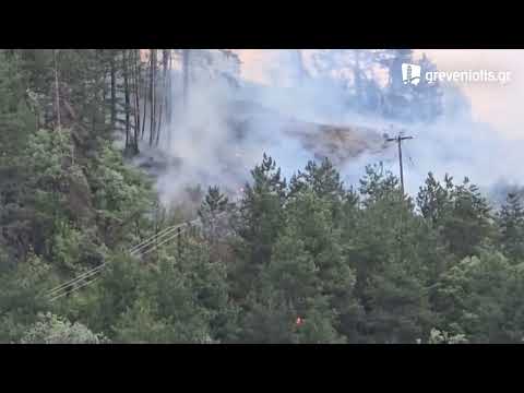 Έκτακτο: Φωτιά στα Γρεβενά 30-08-2025