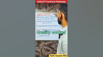 Quality control in Pathology #labtechnician #qualitycontrol