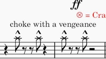 Threatening Music Notation