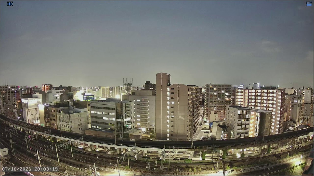 Live webcam view of Hakata Station South Skyline