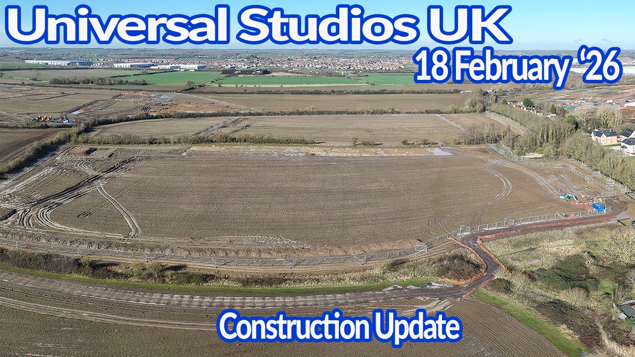 Строительство Universal Studios в Великобритании | 18 февраля 2026 г.