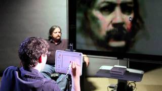 David Kassan painting with the uDraw GameTablet™