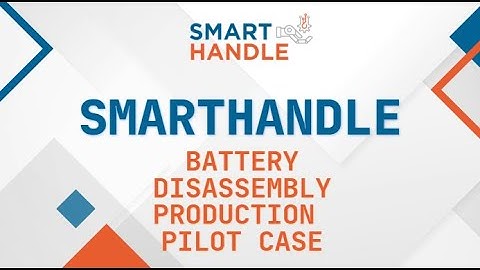 SMARTHANDLE  Pilot 3| Human perception & gesture recognition in a battery dismantling robotic cell🔋
