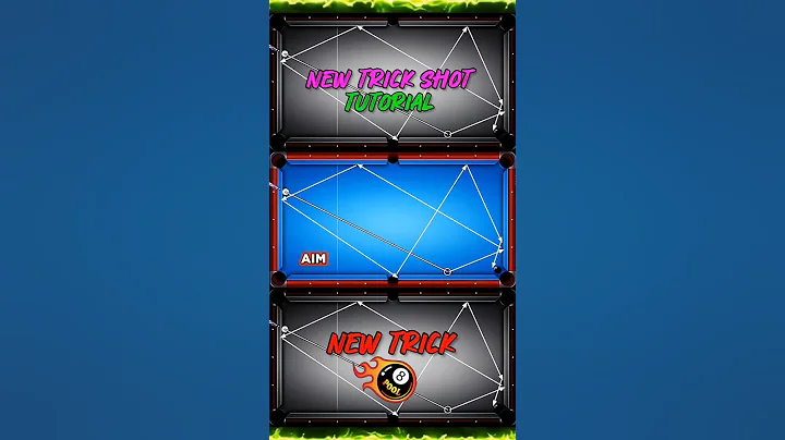 New Trick Shot - 8 ball pool #shorts #8ballpool #youtubeshorts #tricks #ytshorts