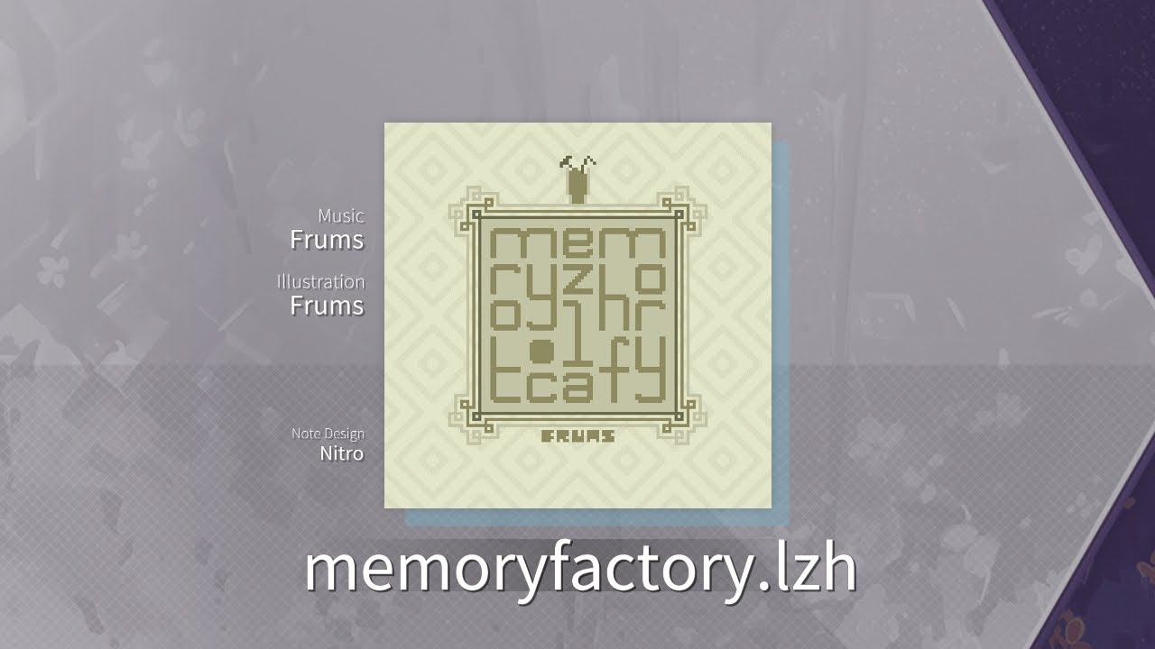 Arcaea memory factory.lzh (FTR8+) - YouTube
