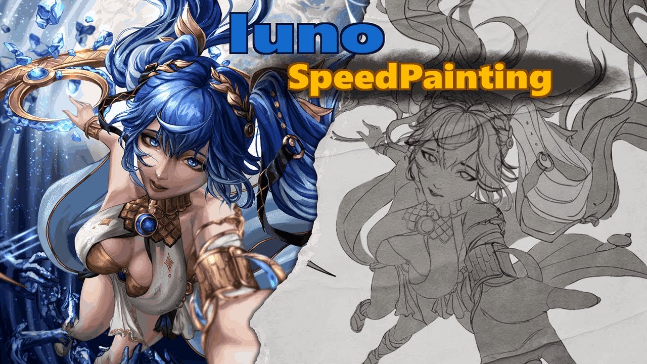 Dont let go of my hand... (Wuthering Wawes: Iuno) - SpeedPaint