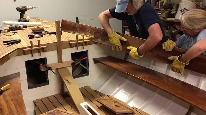 Boat Building- How to Steam Bend the Coaming -Episode 100