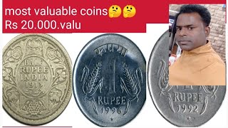 coins from assam YouTube channel. most valuable coins🤔🤔 1913.coins.valu.Rs 20.000.#tg.38