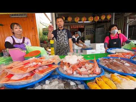 天使紅蝦還在賣三年前的價格喔 #興達港王中皇 #高雄興達港 #海鮮叫賣 #海鮮拍賣