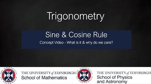 Nat 5 Maths | Sine & Cosine Rule - Concept
