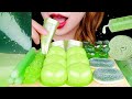 ASMR EDIBLE TAPE, SHEET JELLY, TANGHULU, JELLO SHOOTER 먹는 주사기, 테이프, 탕후루 먹방 EATING SOUNDS MUKBANG 咀嚼音