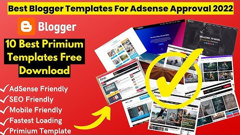 Blogger - Best Blogger Templates For Adsense Approval 2022 || Primium Blogger Template Free Download