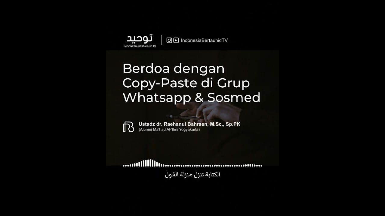 ⁣Video 1 Menit: Berdoa dengan Copy-Paste di Grup Whatsapp & Sosmed