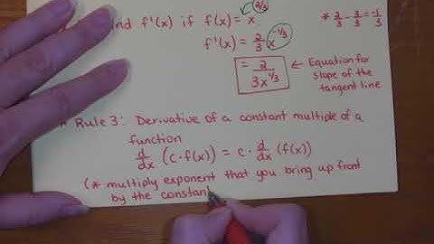 Section 10.5 Basic Differentiation Properties