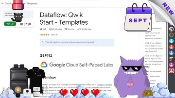 Dataflow: Qwik Start - Templates | #2025 | #GSP192 |#qwiklabs |#Solution