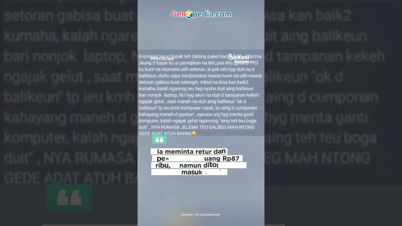 Paket COD Dibayar Istri, Suami Ngamuk di Kantor JNT. #viral #news #cod