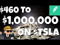 $1,000,000 GAIN Off $460 On Tesla ON Robinhood | Wall Street Bets Options Trading NFLX TSLA