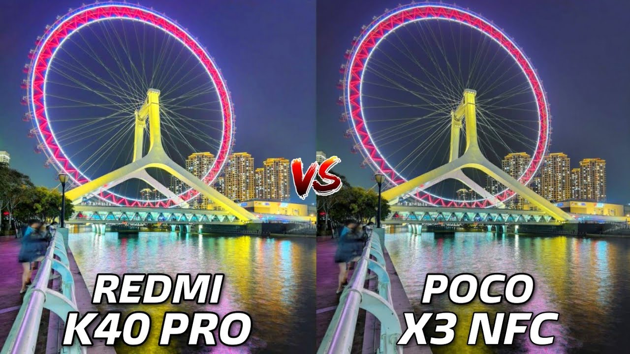 Redmi K40 Pro 5G vs Poco X3 NFC Camera Test