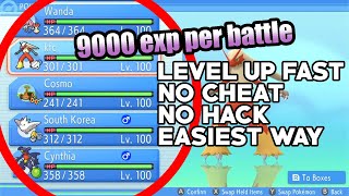 Easiest ways to LEVEL 100 in BDSP