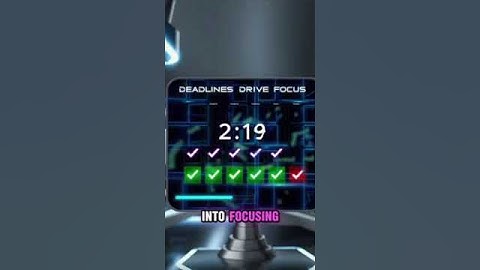 Productivity Hack #9: Set a Deadline